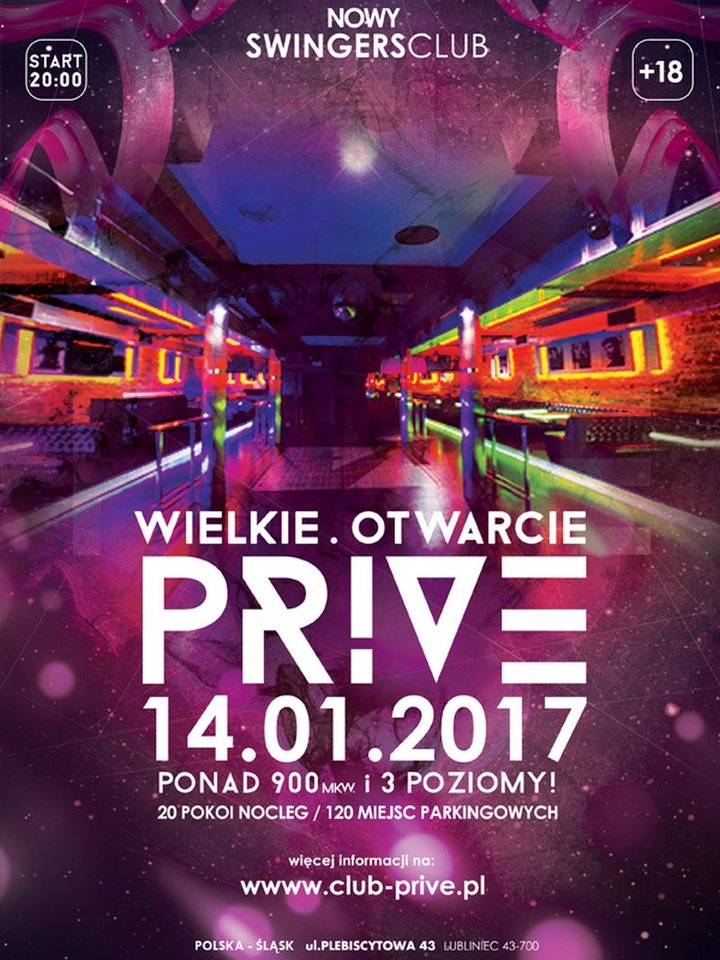 WIELKIE OTWARCIE NOWEGO KLUBU 14.01.2017 - PriveClub