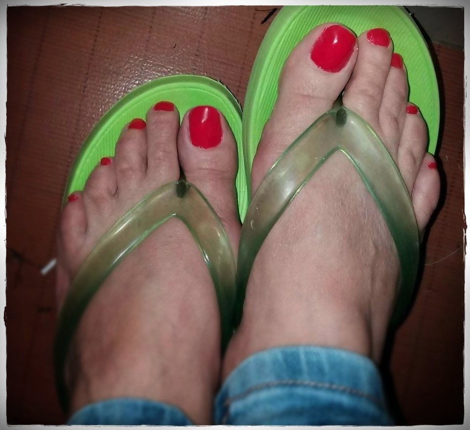 zielone japonki - Babyfoot