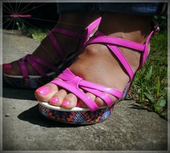 Amarantowe Koturny #40