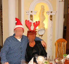 Reniferka i Mikołaj