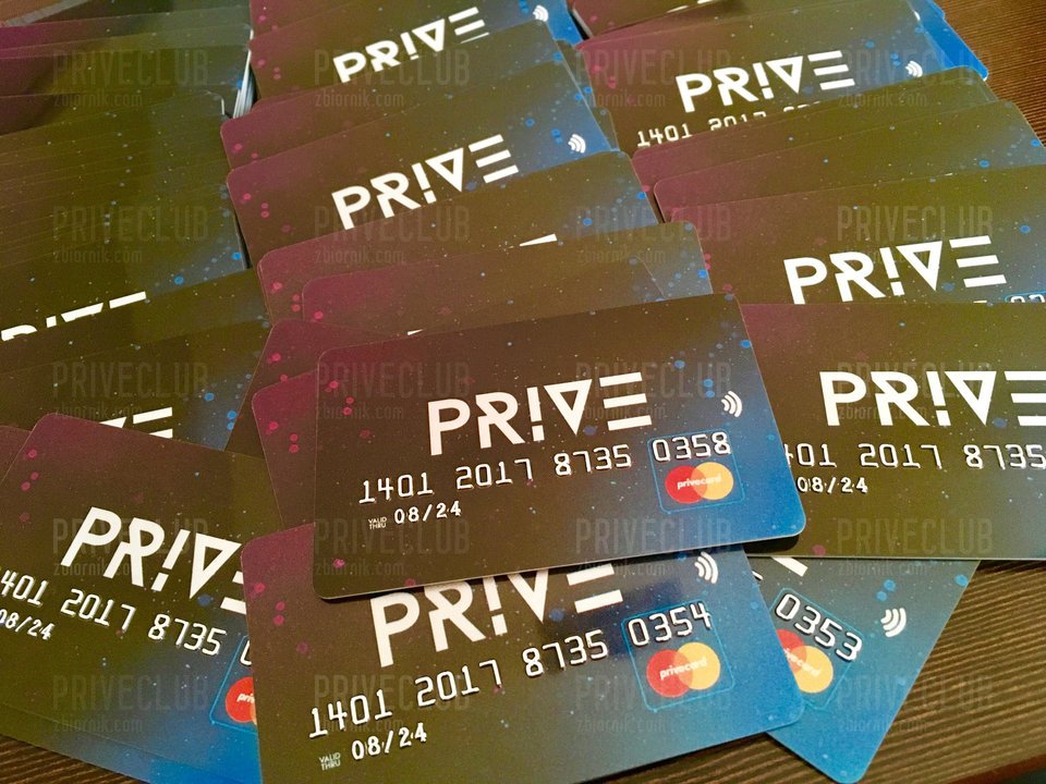 Karty klubowe Prive Club :) - PriveClub