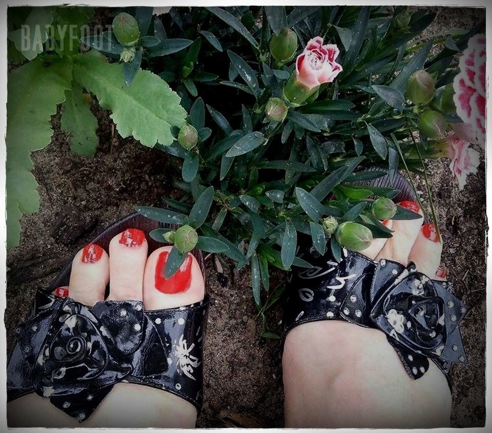 czarne klapeczki - Babyfoot