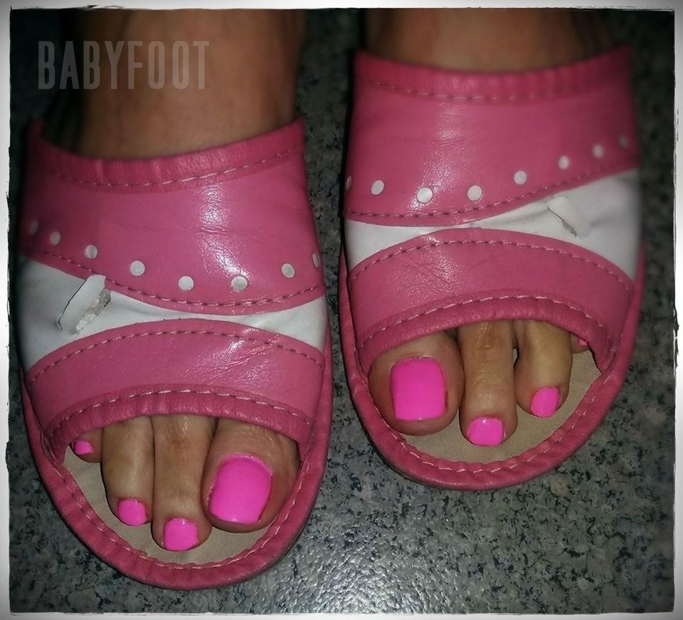 Różowe Pantofelki - Babyfoot