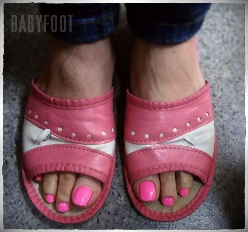 Różowe Pantofelki - Babyfoot