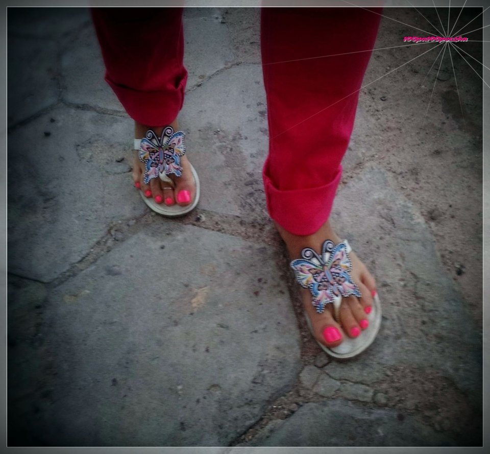 japonki z motylkiem - 100pa100peczka