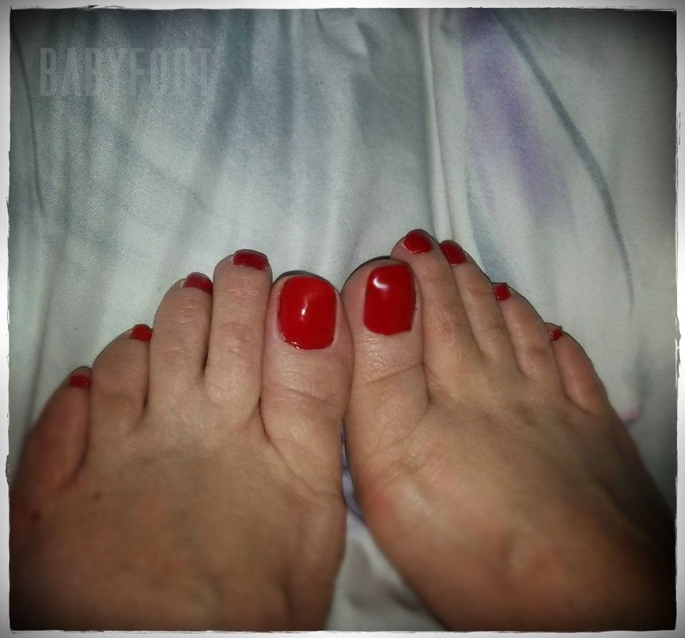 czerwone lizaczki - Babyfoot