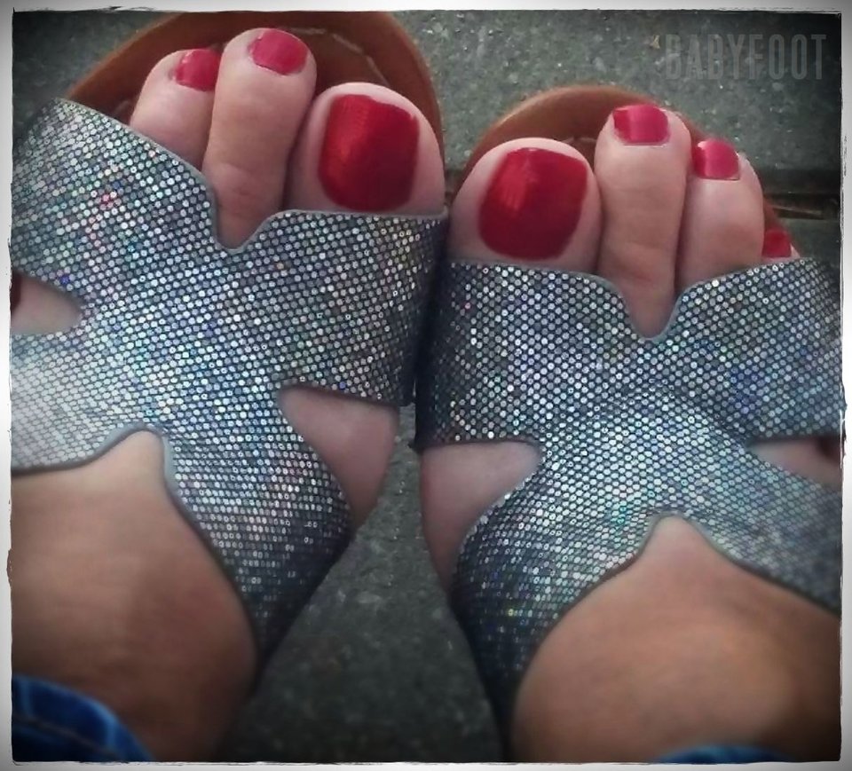 Brokatowe Klapeczki - Babyfoot