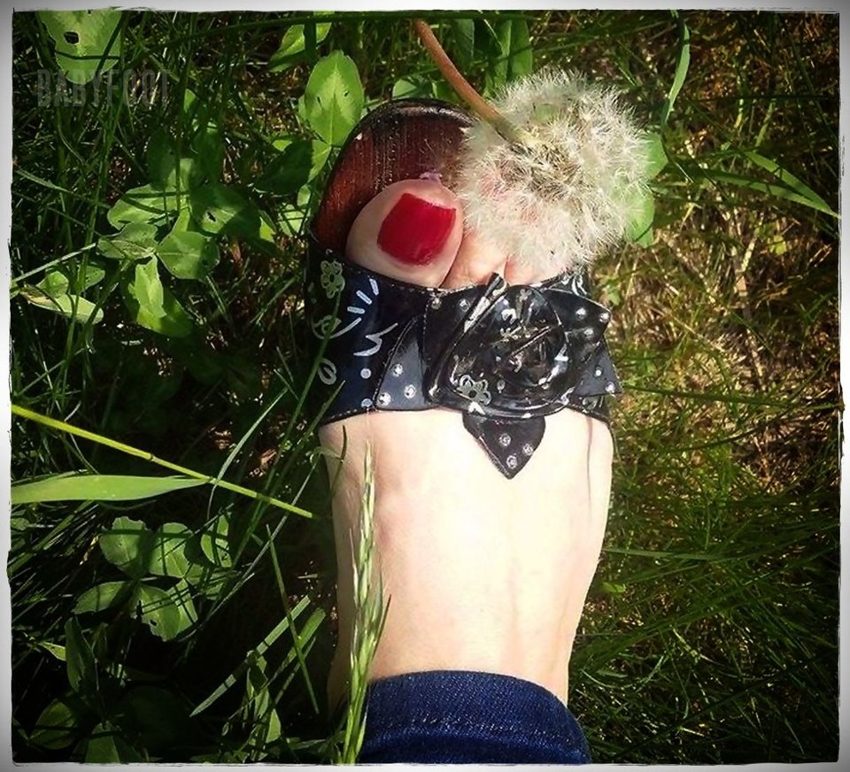 czarne klapeczki - Babyfoot