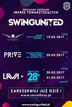 ROZKŁAD IMPREZ TOWARZYSZĄCYCH SWINGUNITED! - ZAPRASZAMY