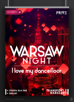 24.06.2017 Sobota  - WARSAW NIGHT "I LOVE MY DANCEFLOOR"