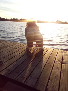 Łapanie promyczków na pośladki ;p