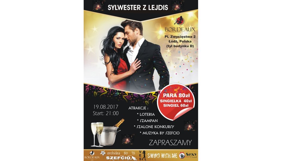 SYLWESTER Z LEJDIS, 19.08.2017, BORDEAUX CLUB, ŁÓDŻ - Vesperka