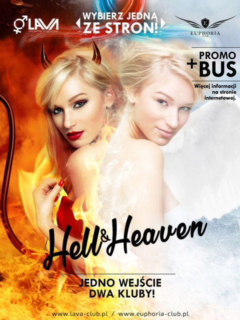 HELL & HEAVEN „LAVA I EUPHORIA” PROMOCJA 05.08.2017 r. - LavaClub