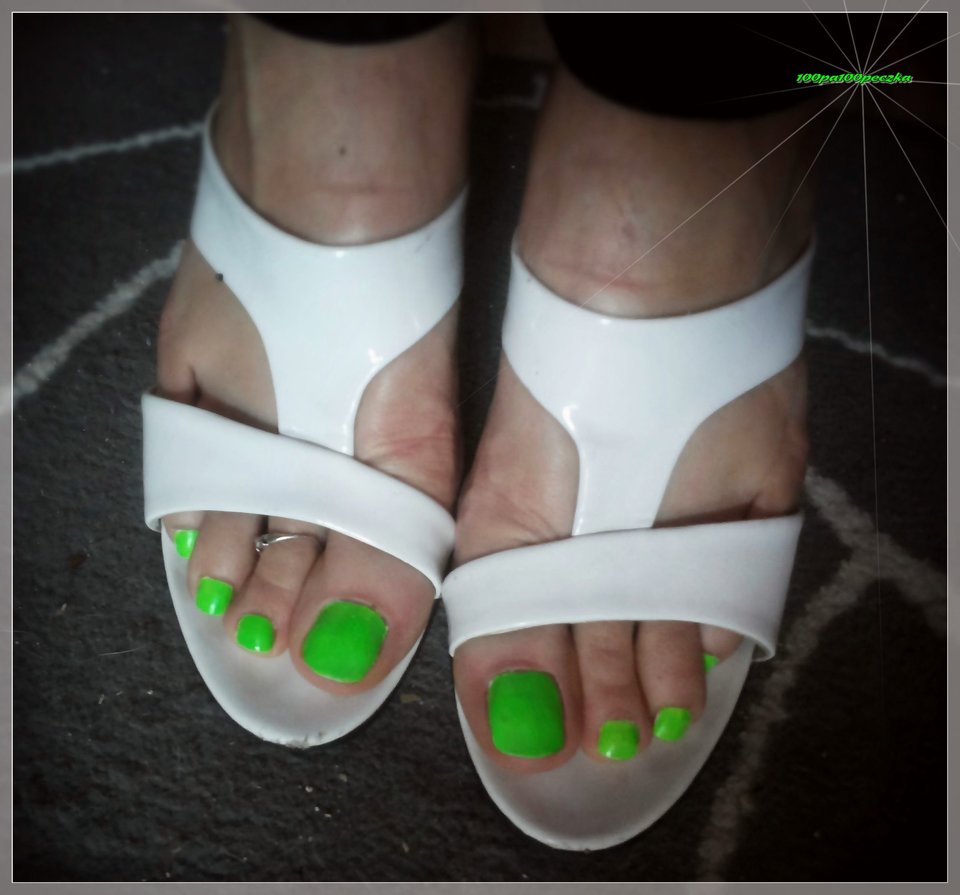 białe klapeczki 105 - 100pa100peczka