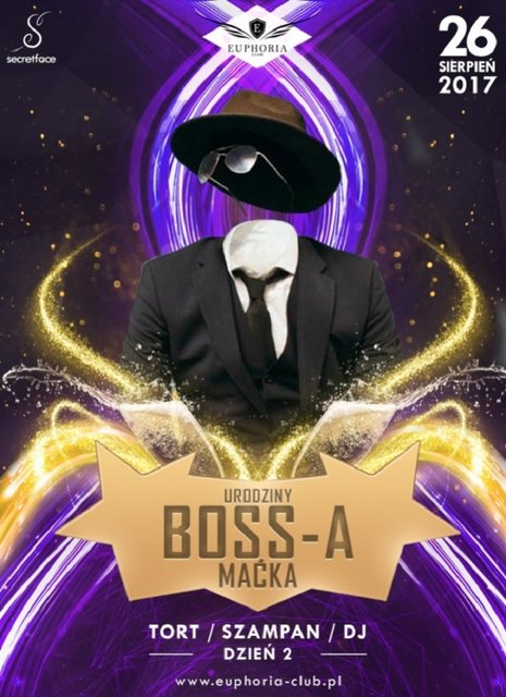 26.08.2017 SOBOTA - URODZINY BOSS-A MAĆKA - OSADA_TROPICAL_VILLAGE