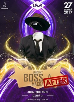 DARMOWY URODZINOWY AFTER - NIEDZIELNY CHILL 27.08.2017 r.