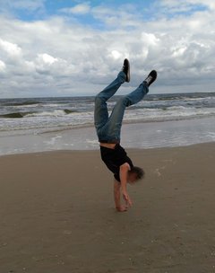 Uwielbiam morze chociaż w tym roku trochę zawiało ;)