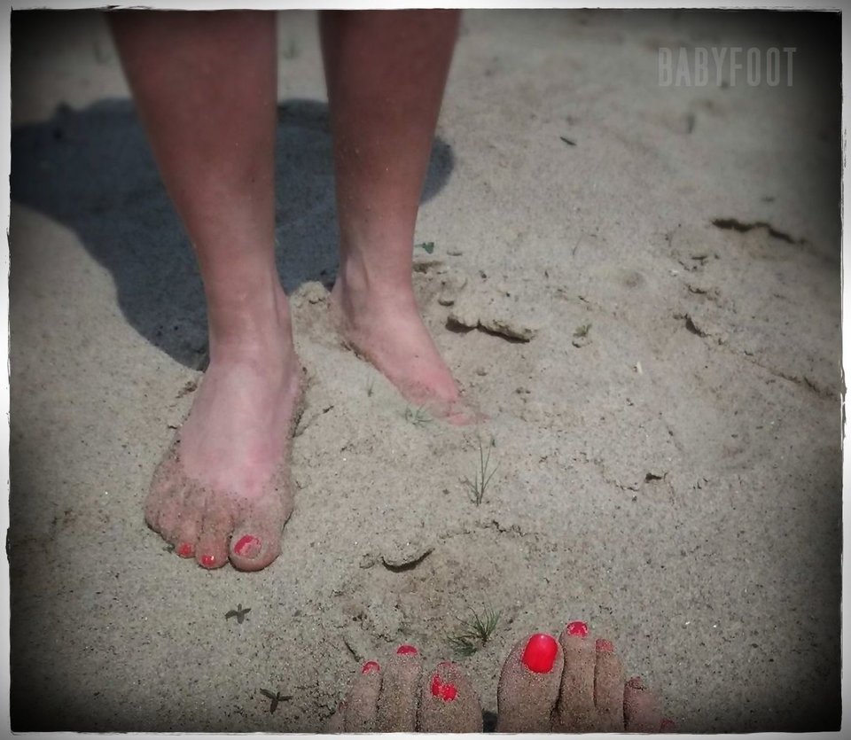 Na plaży - Babyfoot