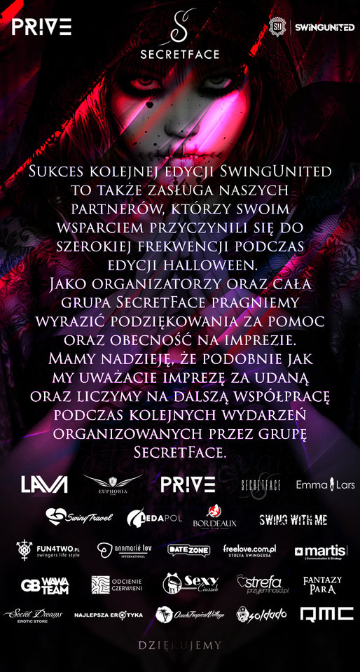 Dziękujemy PARTNEROM za współpracę! :) - SwingUnited