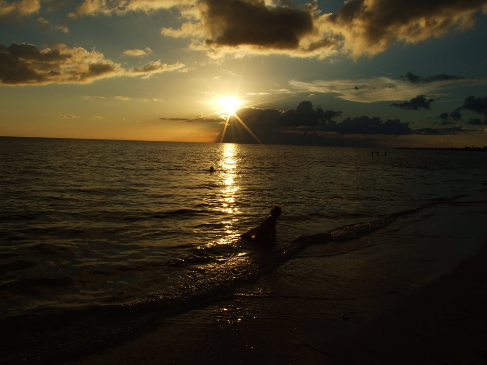 Kąpiel o zachodzie słońca:)))) - Sexapil5337