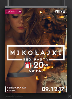 09.12 SOBOTA - MIKOŁAJKOWE SEX PARTY