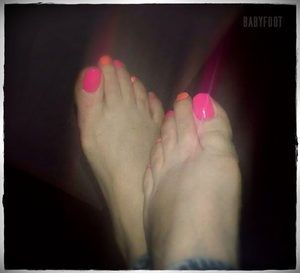 różowe cukiereczki - Babyfoot