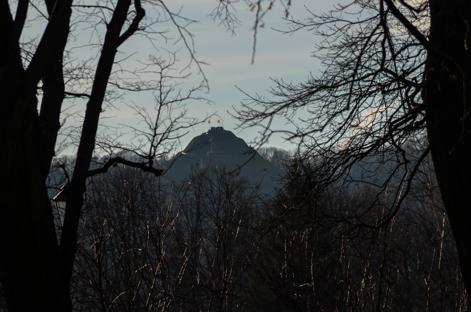 Kopiec Kościuszki z Parku Jordana - mystic