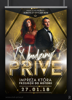 27.01 SOBOTA - PIERWSZE URODZINY KLUBU PRIVE!