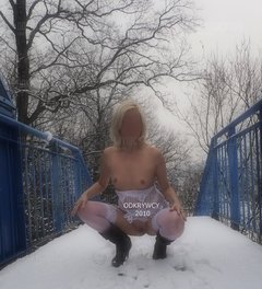 Mróz a ja taka gorąca :)