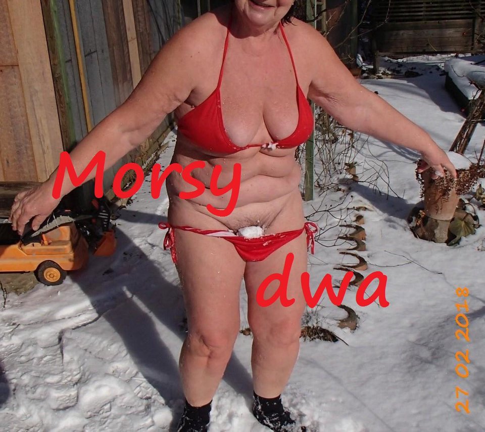 Po kulaniu się w śniegu. - Morsy_dwa