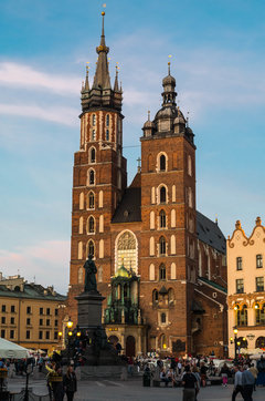 Wiosenny zachód Słońca