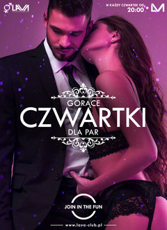 GORĄCY CZWARTEK TYLKO DLA PAR w Swingers Clubie LaVa!