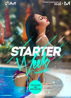 STARTER WEEK - SAUNOWE PONIEDZIAŁKI - SEX PARTY - PROMOCJA