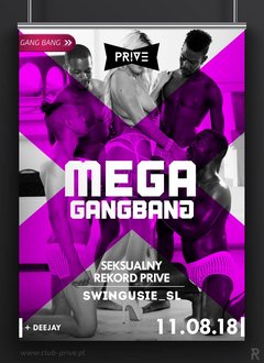 11.08.2018 SOBOTA - MEGA GANGBANG - SEKSUALNY REKORD PRIVE:
