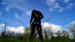 lateksowo w plenerze