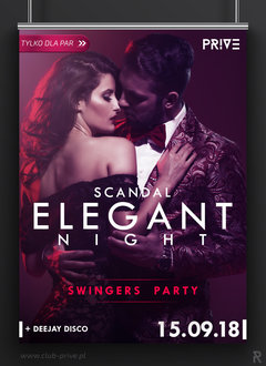15.09 SOBOTA - SCANDAL ELEGANT NIGHT - SWINGERS PARTY