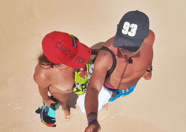 Spacer po plaży - jestesmy