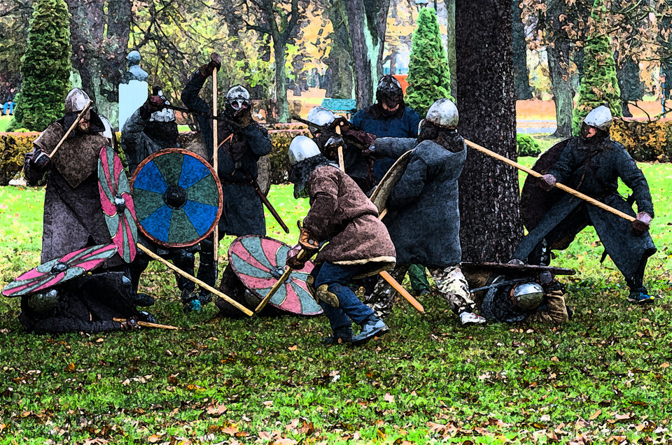 Zmalowane zdjęcie - mystic