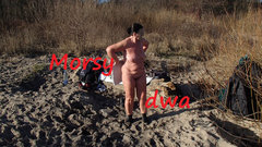 W zimowym słoneczku.