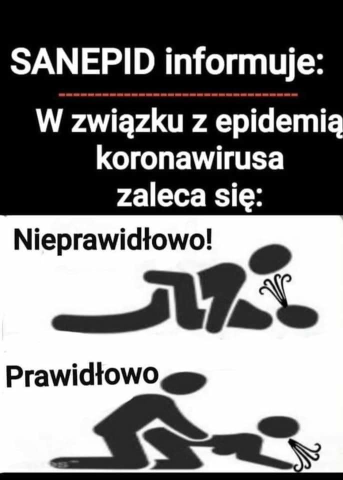 Zalecenia w czasie epidemii.  - JackRose