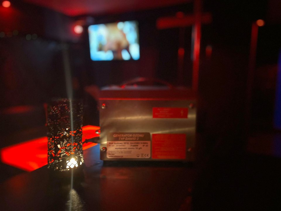 Ozonator przy pracy w Clubie LaVa - LavaClub
