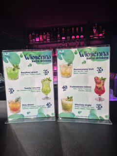 Wiosenna karta drinków