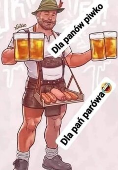 Dla Pań parówa.....