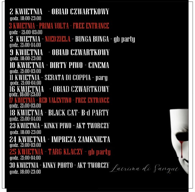 KWIECIEŃ PLECIEŃ - LaCrimadiSangue