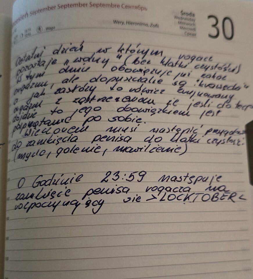 Kartka z nadchodzącego kalendarza... 2 >LOCKTOBER 2026< - GosiJacaa