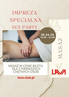 06.04.2026 r. - IMPREZA SPECJALNA - SEX PARTY